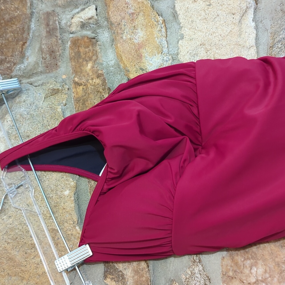 Boden Red Sorrento Swimsuit - Picture 4 of 13